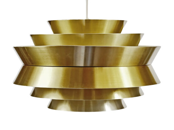 Pendant light "Trava" by Carl Thore for Granhaga Metallindustri. Sweden 1970s.