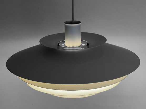 Large multi layered pendant by light Form-Light. Denmark 1970s - Image 7