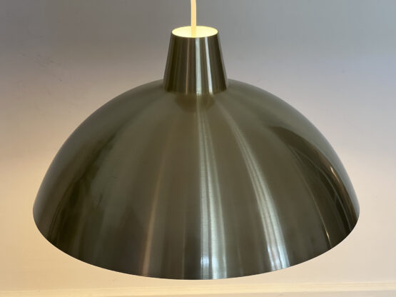 Golden aluminum pendant light by Lyfa. Denmark 1970s - Image 7